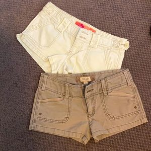 Vintage shorts - Abercrombie & Hollister sz 2 & 3 - barely worn!